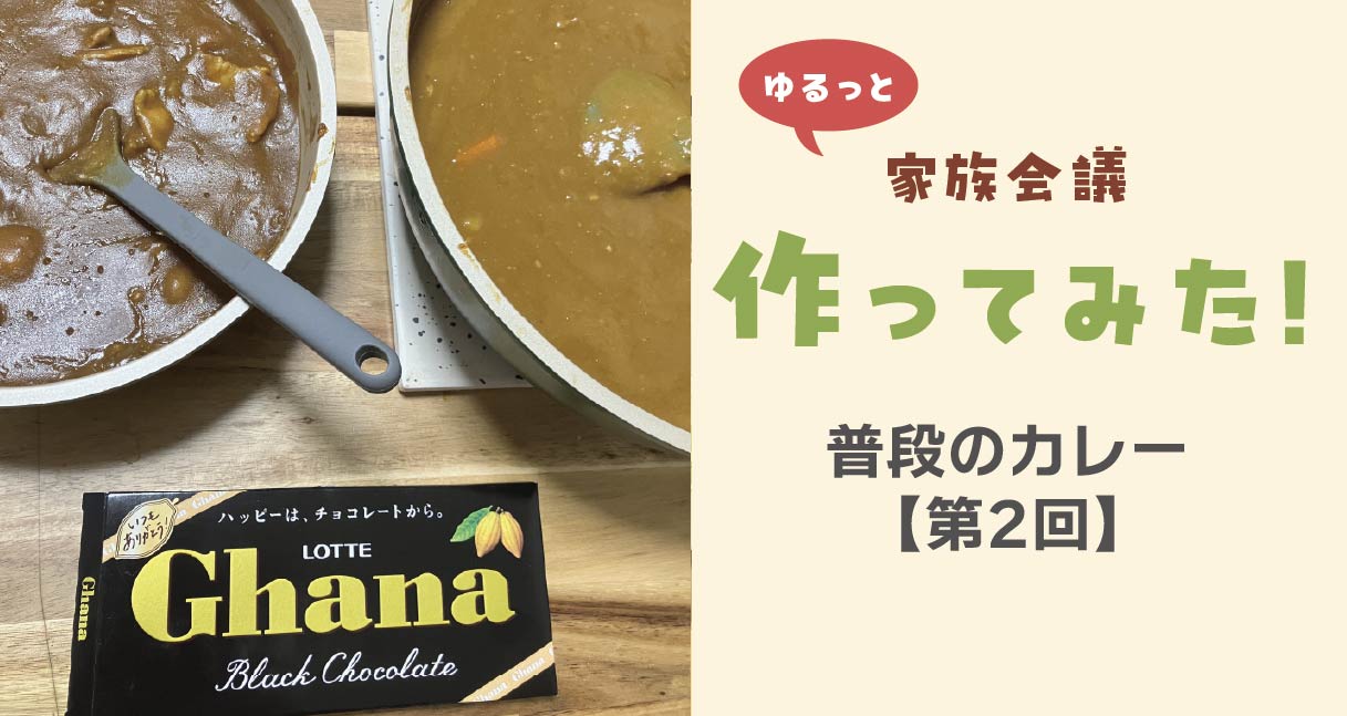 作ってみた普段のカレー第2回
